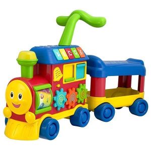 اسباب بازی واکر قطار چند کاره وین فان رنگ قرمز آبیWinFun